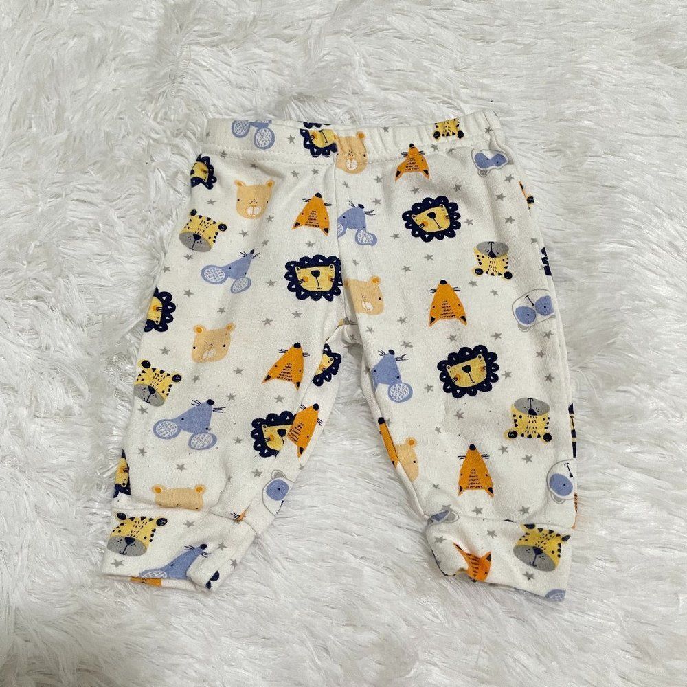 3/$10 Baby Kiddiezoom Lion Pants Size 3 Months - Picture 1 of 4